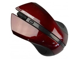 Мышка Greenwave Fiumicino USB, black-cherry (R0013754)