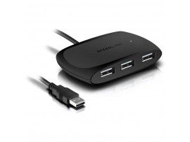 Концентратор Speedlink SNAPPY USB Hub (SL-140010-BK)