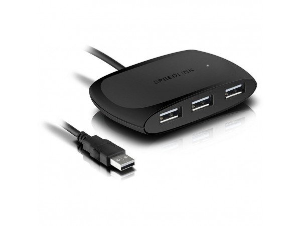 Концентратор Speedlink SNAPPY USB Hub (SL-140011-BK)