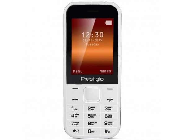 Мобильный телефон PRESTIGIO 1240 Duo White (PFP1240DUOWHITE)