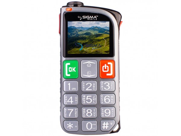 Мобильный телефон Sigma Comfort 50 Light DS Grey (4827798224328)