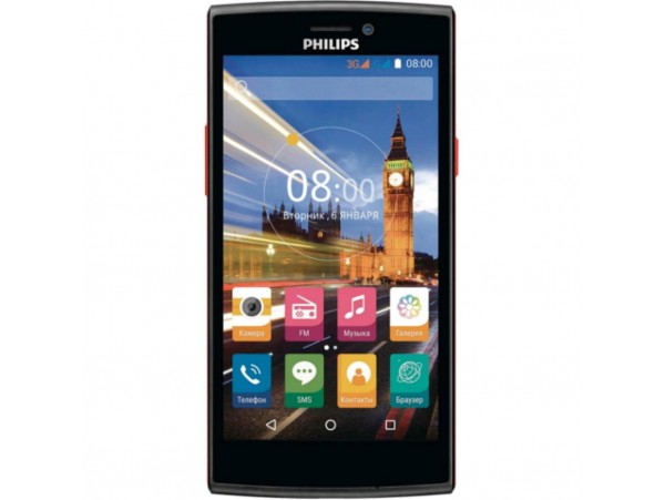 Мобильный телефон PHILIPS S337 Black Red (8712581736538)