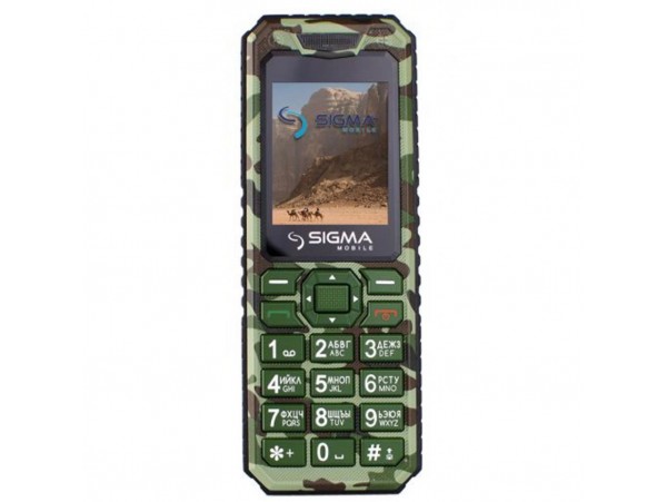 Мобильный телефон Sigma X-style 11 Dual Sim Green Camouflage (4827798327210)