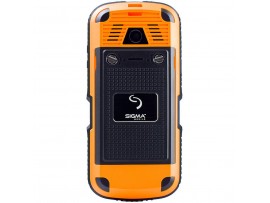 Мобильный телефон Sigma X-treme IP67 Dual Sim Black Orange (6907798423537)