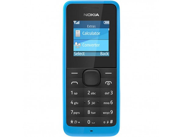 Мобильный телефон Nokia 105 DS Cyan (A00025709)