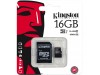 Карта памяти Kingston 16GB microSDHC Class 10 UHS-I (SDC10G2/16GB)