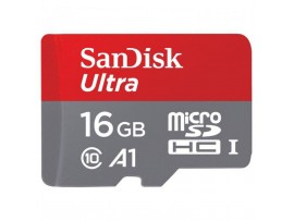 Карта памяти SANDISK 16GB microSDHC class 10 UHS-I U1 (SDSQUAR-016G-GN6MA)