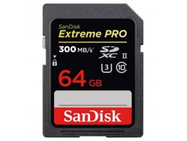 Карта памяти SANDISK 64GB SDXC class 10 UHS-II 4K Extreme Pro (SDSDXPK-064G-GN4IN)