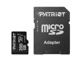 Карта памяти Patriot 200GB microSD class 10 UHS-I (PSF200GMCSDXC10)