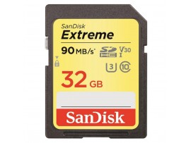 Карта памяти SANDISK 32GB SDHC class 10 UHS-I U3 4K Extreme (SDSDXVE-032G-GNCIN)