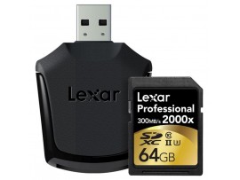 Карта памяти Lexar 64GB SDXC class 10 UHS-II U3 (LSD64GCRBEU2000R)