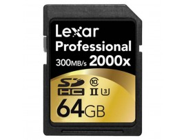 Карта памяти Lexar 64GB SDXC class 10 UHS-II U3 (LSD64GCRBEU2000R)