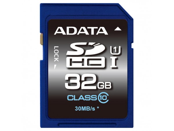 Карта памяти A-DATA 32GB SDHC class 10 UHS-I (ASDH32GUICL10-R)