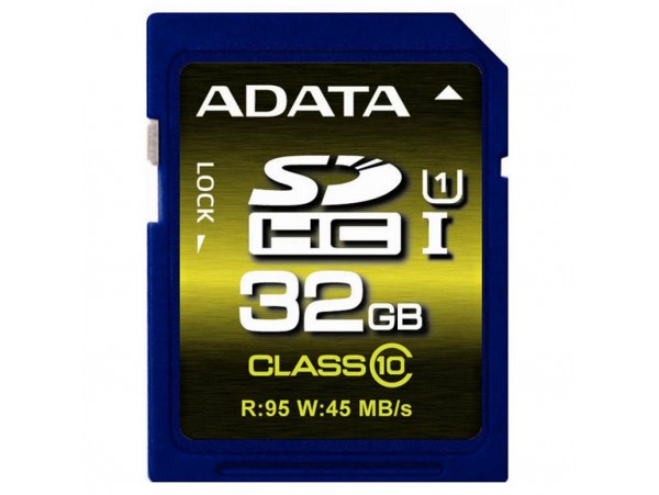 Карта памяти A-DATA 32GB SDHC class 10 UHS-I Premier Pro (ASDH32GUI1CL10-R)