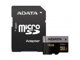 Карта памяти A-DATA 16GB microSD class 10 UHS-I U3 (AUSDH16GUI3CL10-R)
