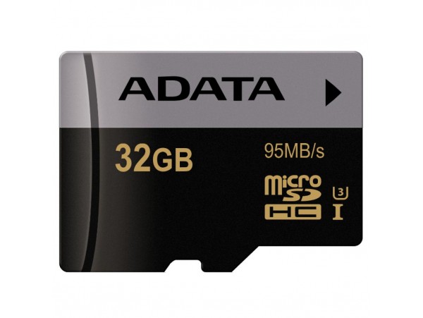 Карта памяти A-DATA 32GB microSD class 10 UHS-I U3 (AUSDH32GUI3CL10-R)