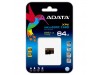 Карта памяти A-DATA 64GB microSD class 10 XPG UHS-I U3 (AUSDX64GXUI3-R)