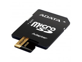 Карта памяти A-DATA 64GB microSD class 10 XPG UHS-I U3 (AUSDX64GXUI3-RA1)