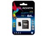 Карта памяти A-DATA 64GB microSD class 10 XPG UHS-I U3 (AUSDX64GXUI3-RA1)