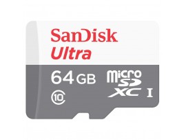 Карта памяти SANDISK 64GB microSDXC class 10 UHS-I Ultra (SDSQUNB-064G-GN3MA)