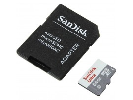 Карта памяти SANDISK 64GB microSDXC class 10 UHS-I Ultra (SDSQUNB-064G-GN3MA)