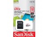 Карта памяти SANDISK 32GB microSD class 10 UHS-I Ultra (SDSQUNB-032G-GN3MA)