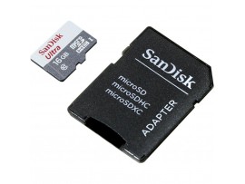 Карта памяти SANDISK 16GB microSD class 10 UHS-I Ultra (SDSQUNB-016G-GN3MA)