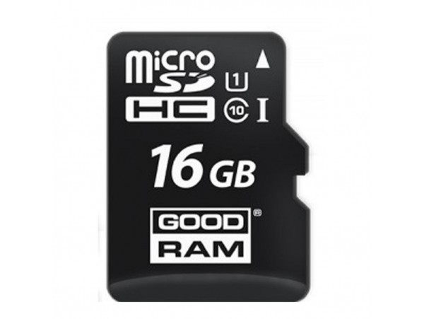 Карта памяти GOODRAM 16GB microSDHC Class 10 UHS I (M1AA-0160R11)