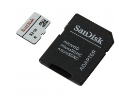 Карта памяти SANDISK 32GB microSDHC class 10 High Endurance Video Monitoring (SDSDQQ-032G-G46A)