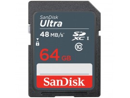 Карта памяти SANDISK 64GB SDXC class 10 UHS-I Ultra (SDSDUNB-064G-GN3IN)