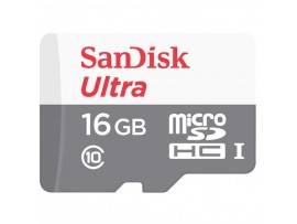 Карта памяти SANDISK 16GB microSDHC class 10 UHS-I (SDSQUNB-016G-GN3MN)