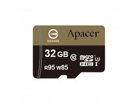 Карта памяти Apacer 32GB microSDHC UHS-I (95/85) U3 Class10 w/0 Adapter RP (AP32GMCSH10U4-R)