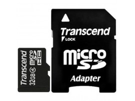 Карта памяти 32Gb microSDHC class 4 Transcend (TS32GUSDHC4)