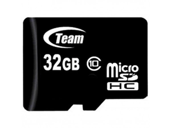 Карта памяти Team 32GB microSD class 10 (TUSDH32GCL1002)