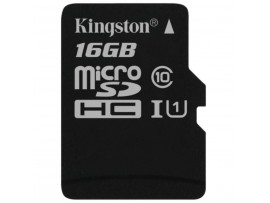 Карта памяти Kingston 16GB microSDHC Class 10 UHS-I (SDC10G2/16GBSP)