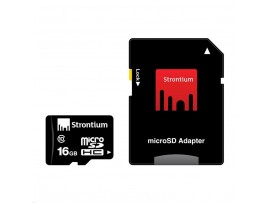 Карта памяти STRONTIUM Flash 16G microSDHC Class 10 (SR16GTFC10A)