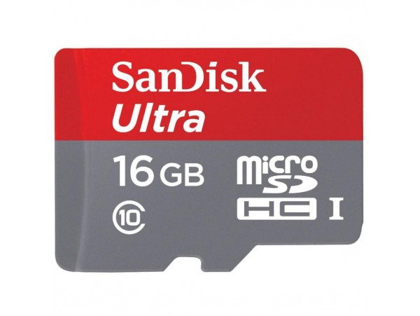 Карта памяти SANDISK 16GB microSDHC Class 10 UHS-I U3 (SDSQUNC-016G-GN6MA)