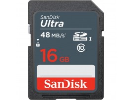 Карта памяти SANDISK 16GB SDHC Class 10 UHS-I (SDSDUNB-016G-GN3IN)