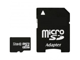 Карта памяти eXceleram 32Gb microSDHC class 10, UHS-I, с адаптером SD (MSD3210A)