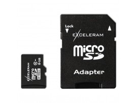 Карта памяти eXceleram 8Gb microSDHC class 10 (MSD0810A)