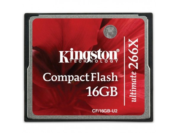 Карта памяти Kingston Compact Flash 64Gb Kingston Ultimate 266x (CF/64GB-U2)
