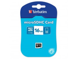 Карта памяти Verbatim 16GB microSDHC class 4 (44007)