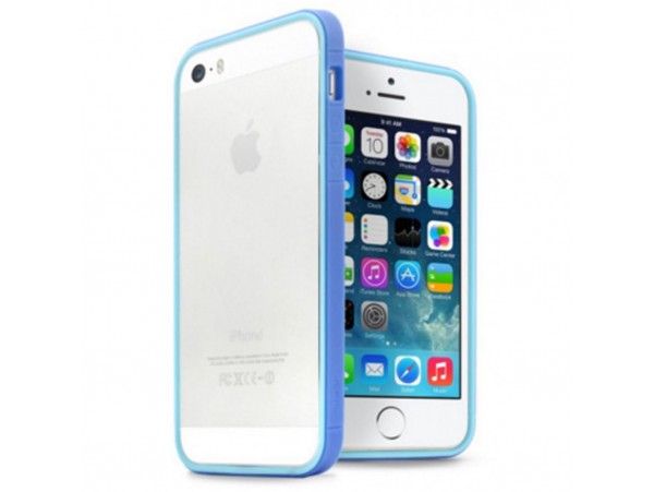 Чехол для моб. телефона JCPAL Anti-shock Bumper 3 in 1 для iPhone 5S/5 Set-Blue (JCP3313)