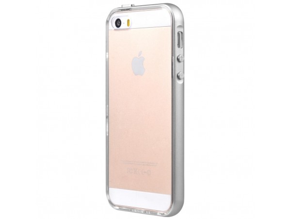 Чехол для моб. телефона Avatti Mela Double Bumper iPhone 5/5S gray (153371)