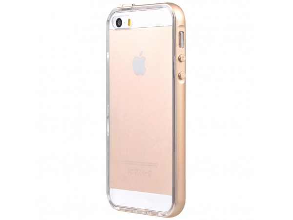 Чехол для моб. телефона Avatti Mela Double Bumper iPhone 5/5S gold (153373)