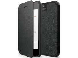 Чехол для моб. телефона ELAGO для iPhone 5 /Leather Flip/Black (ELS5LE-BK)