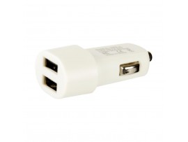 Зарядное устройство Fly 2*USB, 2.1A + cable micro USB White (47560)