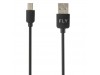 Зарядное устройство Fly 1*USB 1.5А + cable MicroUSB Black (46886)