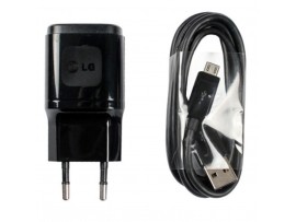 Зарядное устройство LG 1*USB 1.8А + cable MicroUSB Black (MCS-04BR / 46894)