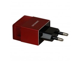 Зарядное устройство Greenwave 2*USB 5V/2.4A (CH-TC-224L red)